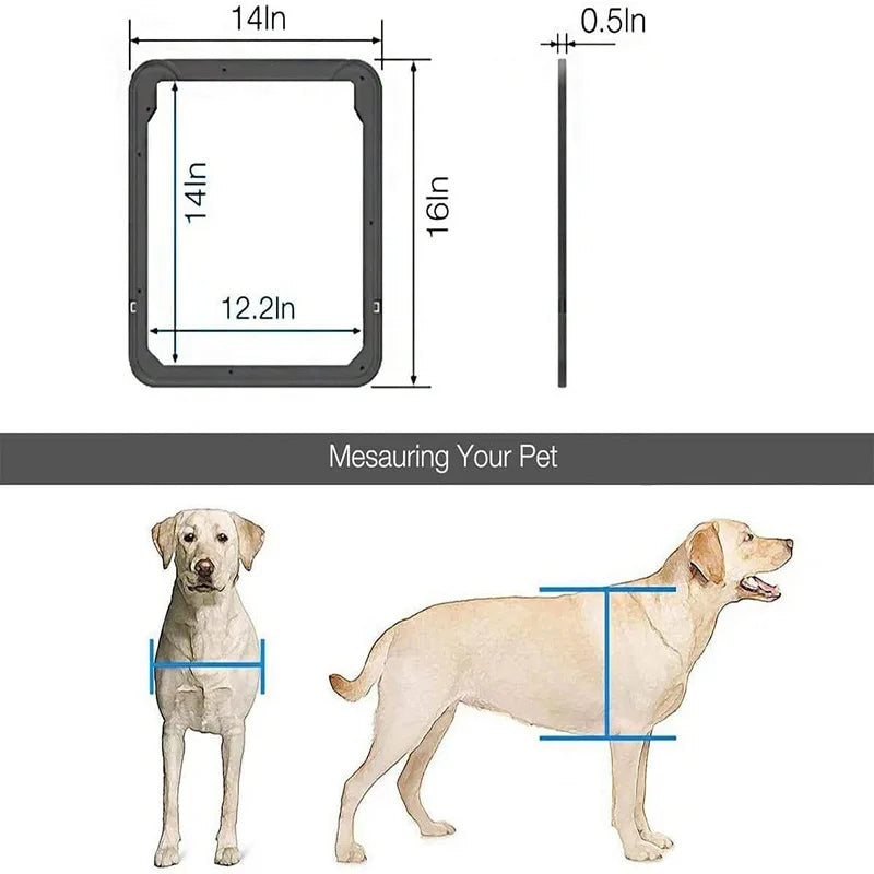 Safe Lockable Screen Pet Door