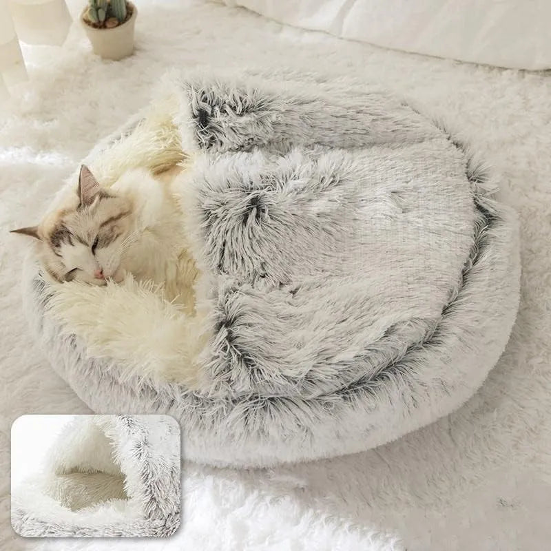 Plushy Pet Bed with Cover