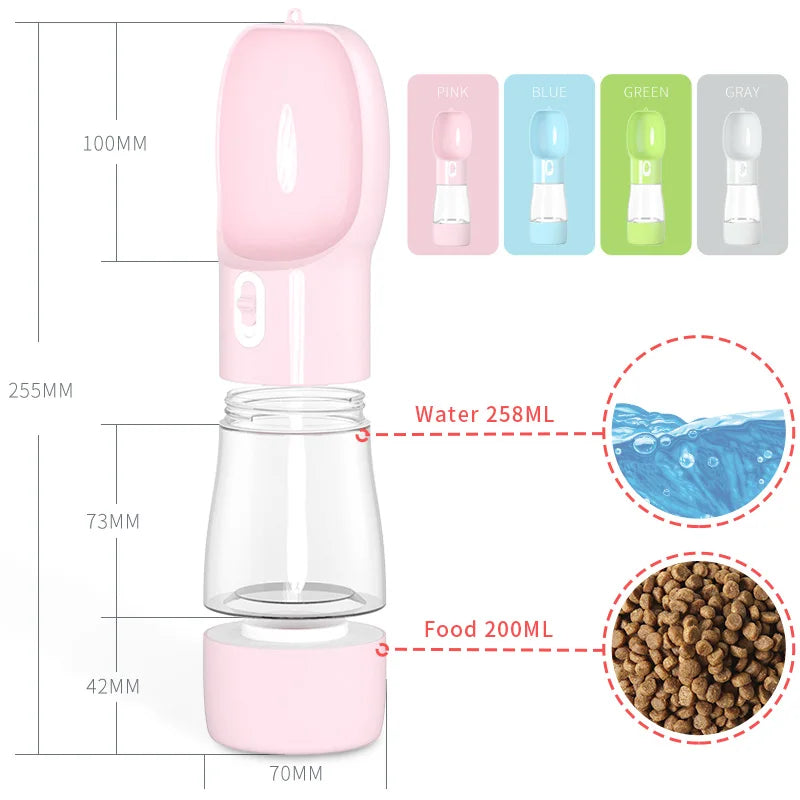 Pet Water Bowl Food Bottle