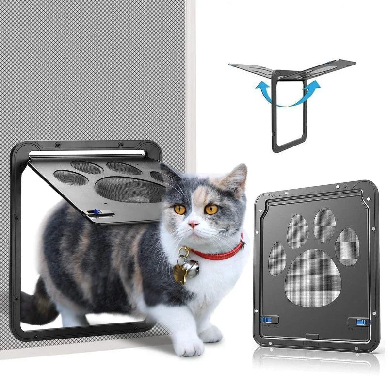 Safe Lockable Screen Pet Door